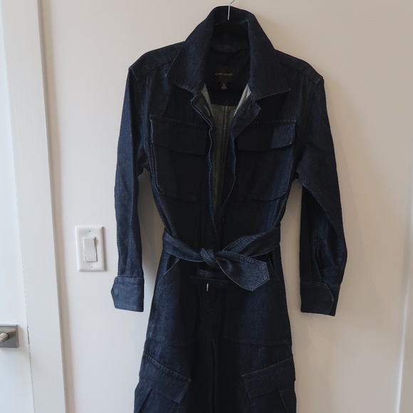 BANANA REPUBLIC DENIM UTILITY JUMPSUIT - Picture 1 of 4